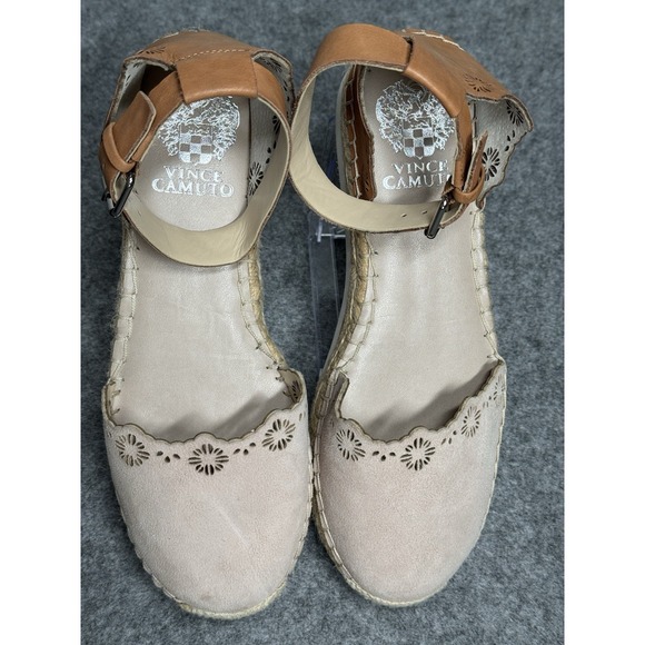 Vince Camuto Breshar Espadrilles Women's Size 8 M Leather And Suede - Picture 5 of 15